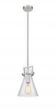  411-1SS-SN-G411-8SDY - Newton Cone - 1 Light - 8 inch - Satin Nickel - Mini Pendant