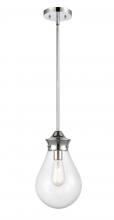  414-1S-PC-8CL - Genesis - 1 Light - 8 inch - Polished Chrome - Cord hung - Mini Pendant