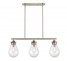  414-3I-SN-8SDY - Genesis - 3 Light - 39 inch - Satin Nickel - Cord hung - Island Light