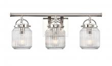  416-3W-PN-G416-6CL - Latreille - 3 Light - 22 inch - Polished Nickel - Bath Vanity Light