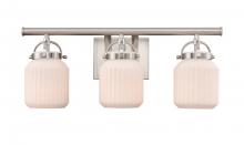  416-3W-SN-G416-6WH - Latreille - 3 Light - 22 inch - Satin Nickel - Bath Vanity Light