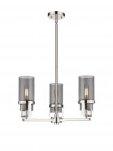  426-3CR-PN-G426-8SM - Utopia - 3 Light - 22 inch - Polished Nickel - Pendant