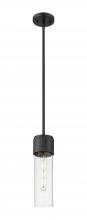  428-1S-BK-G428-12SDY - Bolivar - 1 Light - 5 inch - Matte Black - Pendant