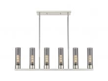  429-6I-PN-G429-11SM - Empire - 6 Light - 44 inch - Polished Nickel - Linear Pendant