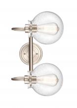  437-2W-SN-G4374 - Olivia - 2 Light - 17 inch - Satin Nickel - Bath Vanity Light