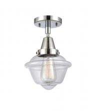  447-1C-PC-G532 - Oxford - 1 Light - 8 inch - Polished Chrome - Flush Mount