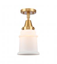  447-1C-SG-G181 - Canton - 1 Light - 6 inch - Satin Gold - Flush Mount