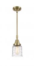  447-1S-AB-G513 - Bell - 1 Light - 5 inch - Antique Brass - Mini Pendant