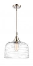  447-1S-PN-G713-L - Bell - 1 Light - 12 inch - Polished Nickel - Mini Pendant