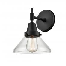  447-1W-BK-CL-LED - Caden - 1 Light - 8 inch - Matte Black - Sconce