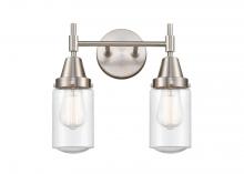  447-2W-SN-G314 - Dover - 2 Light - 14 inch - Satin Nickel - Bath Vanity Light