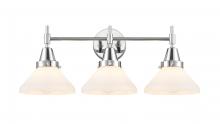  447-3W-PC-W-LED - Caden - 3 Light - 26 inch - Polished Chrome - Bath Vanity Light