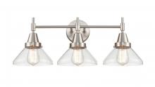  447-3W-SN-SDY-LED - Caden - 3 Light - 26 inch - Satin Nickel - Bath Vanity Light