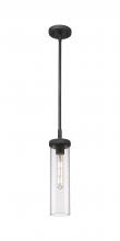  471-1S-WZ-G471P-12CL - Lincoln - 1 Light - 4 inch - Weathered Zinc - Pendant