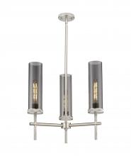  471-3CR-SN-G471-12SM - Lincoln - 3 Light - 21 inch - Satin Nickel - Pendant