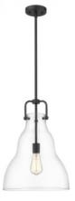  494-1S-BK-G592-14 - Haverhill - 1 Light - 14 inch - Matte Black - Stem hung - Pendant