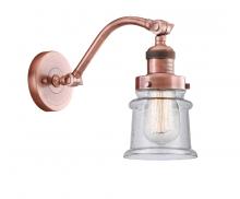  515-1W-AC-G184S - Canton - 1 Light - 7 inch - Antique Copper - Sconce