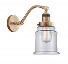  515-1W-BB-G182 - Canton - 1 Light - 6 inch - Brushed Brass - Sconce