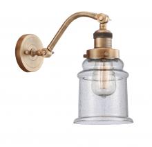  515-1W-BB-G184 - Canton - 1 Light - 6 inch - Brushed Brass - Sconce