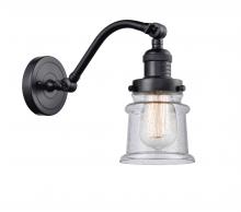  515-1W-BK-G184S - Canton - 1 Light - 7 inch - Matte Black - Sconce