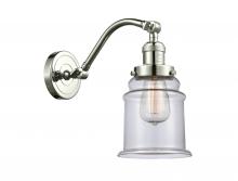  515-1W-PN-G182 - Canton - 1 Light - 6 inch - Polished Nickel - Sconce