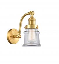  515-1W-SG-G182S - Canton - 1 Light - 7 inch - Satin Gold - Sconce