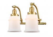  515-2W-SG-G181 - Canton - 2 Light - 18 inch - Satin Gold - Bath Vanity Light