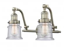  515-2W-SN-G184S - Canton - 2 Light - 18 inch - Brushed Satin Nickel - Bath Vanity Light