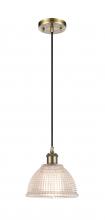  516-1P-AB-G422 - Arietta - 1 Light - 8 inch - Antique Brass - Cord hung - Mini Pendant