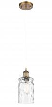  516-1P-BB-G352 - Candor - 1 Light - 5 inch - Brushed Brass - Cord hung - Mini Pendant