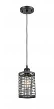  516-1P-BK-M18-BK - Nestbrook - 1 Light - 5 inch - Matte Black - Mini Pendant