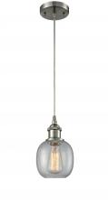  516-1P-SN-G104 - Belfast - 1 Light - 6 inch - Brushed Satin Nickel - Cord hung - Mini Pendant