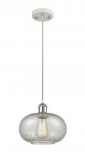  516-1P-WPC-G249 - Gorham - 1 Light - 10 inch - White Polished Chrome - Cord hung - Mini Pendant