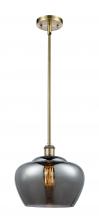  516-1S-AB-G93-L - Fenton - 1 Light - 11 inch - Antique Brass - Mini Pendant