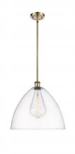  516-1S-AB-GBD-162 - Bristol - 1 Light - 16 inch - Antique Brass - Pendant