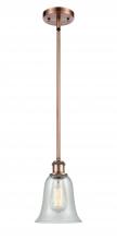  516-1S-AC-G2812 - Hanover - 1 Light - 6 inch - Antique Copper - Mini Pendant