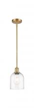  516-1S-SG-G558-6CL - Bella - 1 Light - 6 inch - Satin Gold - Mini Pendant