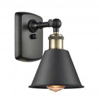  516-1W-BAB-M8 - Smithfield - 1 Light - 7 inch - Black Antique Brass - Sconce