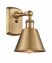  516-1W-BB-M8 - Smithfield - 1 Light - 7 inch - Brushed Brass - Sconce