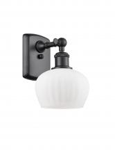  516-1W-BK-G91 - Fenton - 1 Light - 7 inch - Matte Black - Sconce