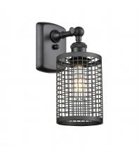  516-1W-BK-M18-BK - Nestbrook - 1 Light - 5 inch - Matte Black - Sconce