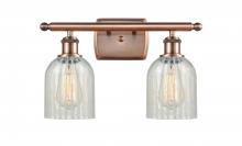  516-2W-AC-G2511 - Caledonia - 2 Light - 15 inch - Antique Copper - Bath Vanity Light