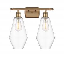  516-2W-BB-G652-7 - Cindyrella - 2 Light - 17 inch - Brushed Brass - Bath Vanity Light