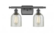  516-2W-OB-G259 - Caledonia - 2 Light - 15 inch - Oil Rubbed Bronze - Bath Vanity Light