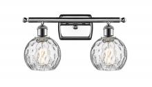  516-2W-PC-G1215-6 - Athens Water Glass - 2 Light - 16 inch - Polished Chrome - Bath Vanity Light