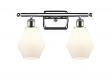  516-2W-PC-G651-6 - Cindyrella - 2 Light - 16 inch - Polished Chrome - Bath Vanity Light