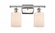  516-2W-PN-G341 - Hadley - 2 Light - 15 inch - Polished Nickel - Bath Vanity Light