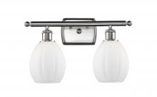  516-2W-SN-G81 - Eaton - 2 Light - 16 inch - Brushed Satin Nickel - Bath Vanity Light