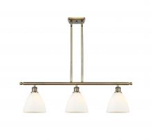  516-3I-AB-GBD-751 - Bristol - 3 Light - 36 inch - Antique Brass - Cord hung - Island Light