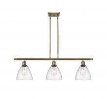  516-3I-AB-GBD-754 - Bristol - 3 Light - 36 inch - Antique Brass - Cord hung - Island Light